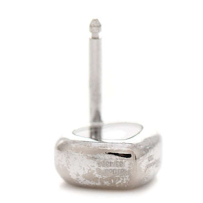 Chopard 18K White Gold Happy Diamonds Icons Heart Earrings 5 of 7