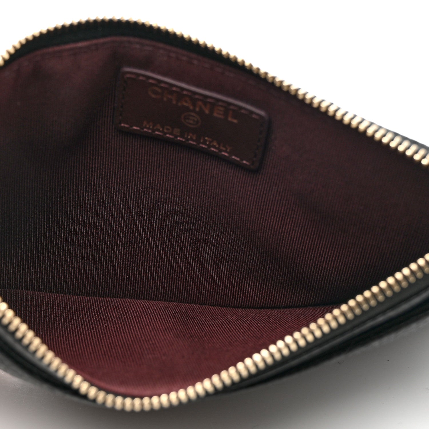 Chanel Caviar Quilted Classic Zip Pouch Black 5 of 10