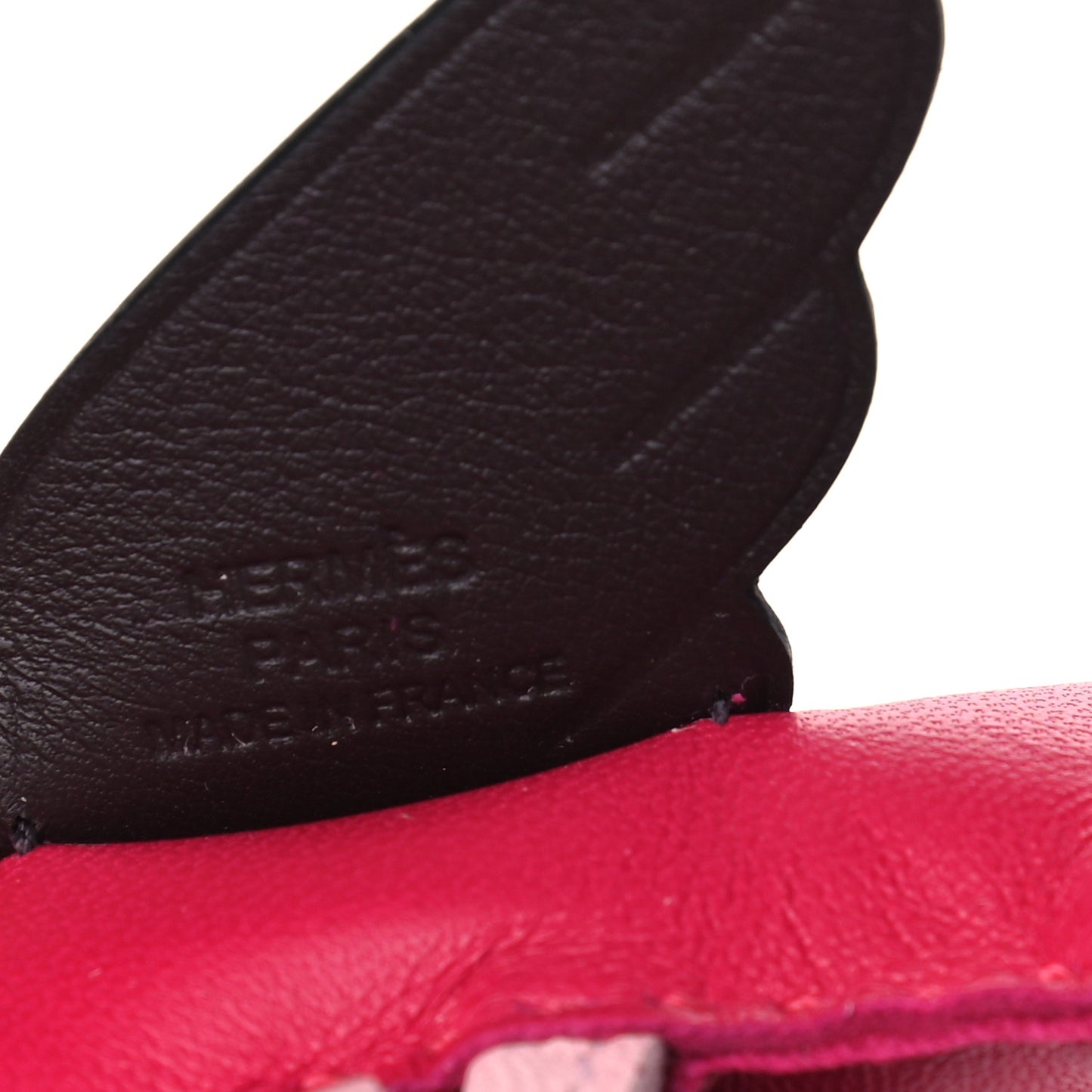 Milo Lambskin Grigri Rodeo Pegase Horse Bag Charm PM Framboise Rose Sakura Rouge Sellier
