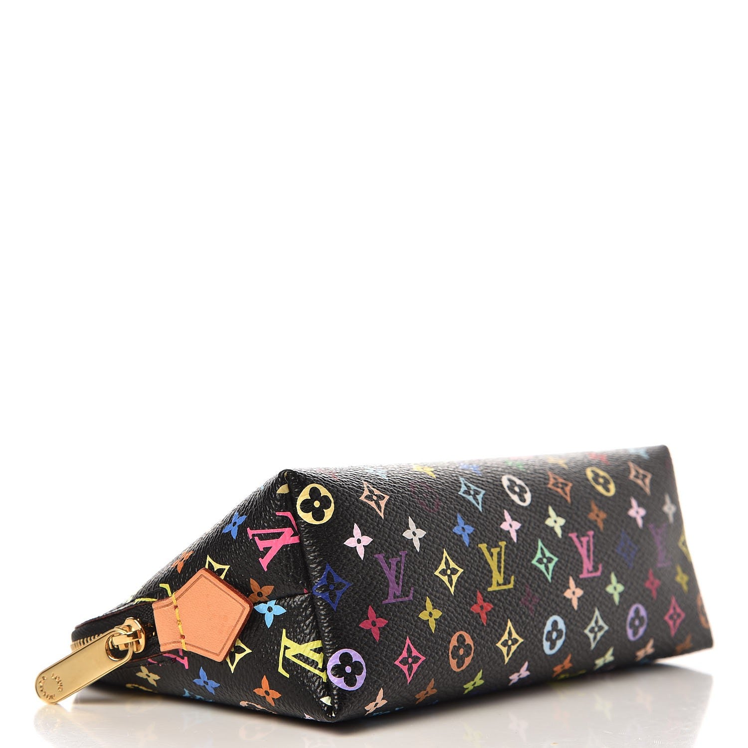 Louis Vuitton Monogram Multicolor Cosmetic Pouch Black Grenade 4 of 7