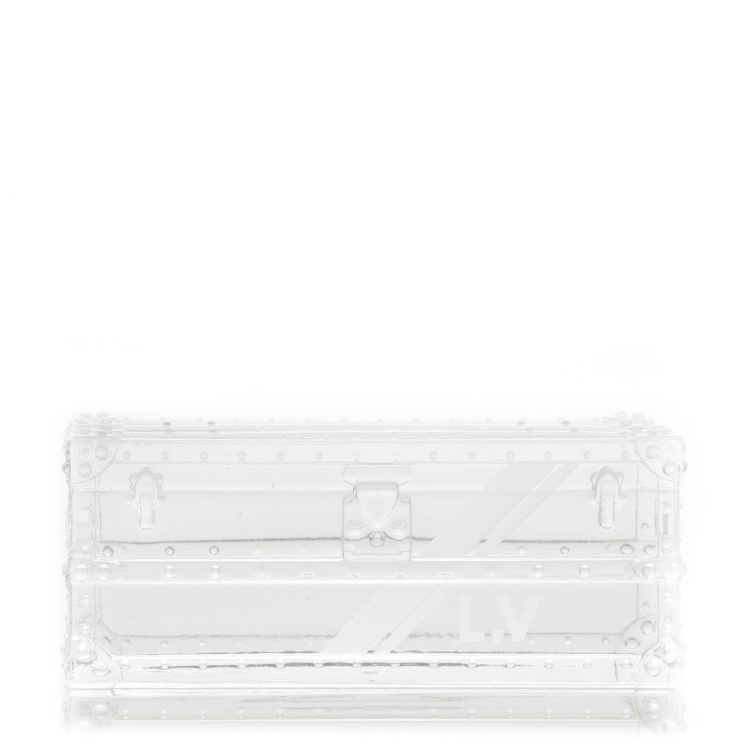 Louis Vuitton Crystal Trunk Paperweight 1 of 6