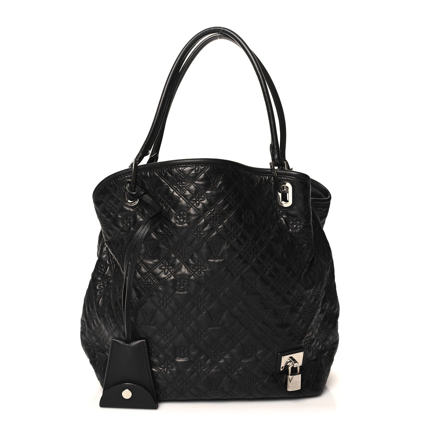 Monogram Lambskin Antheia Lilia GM Black