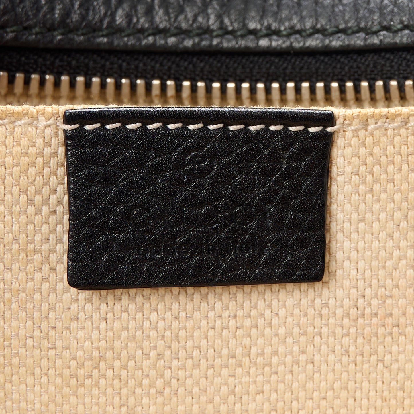 Pebbled Calfskin Small Soho Disco Bag Black