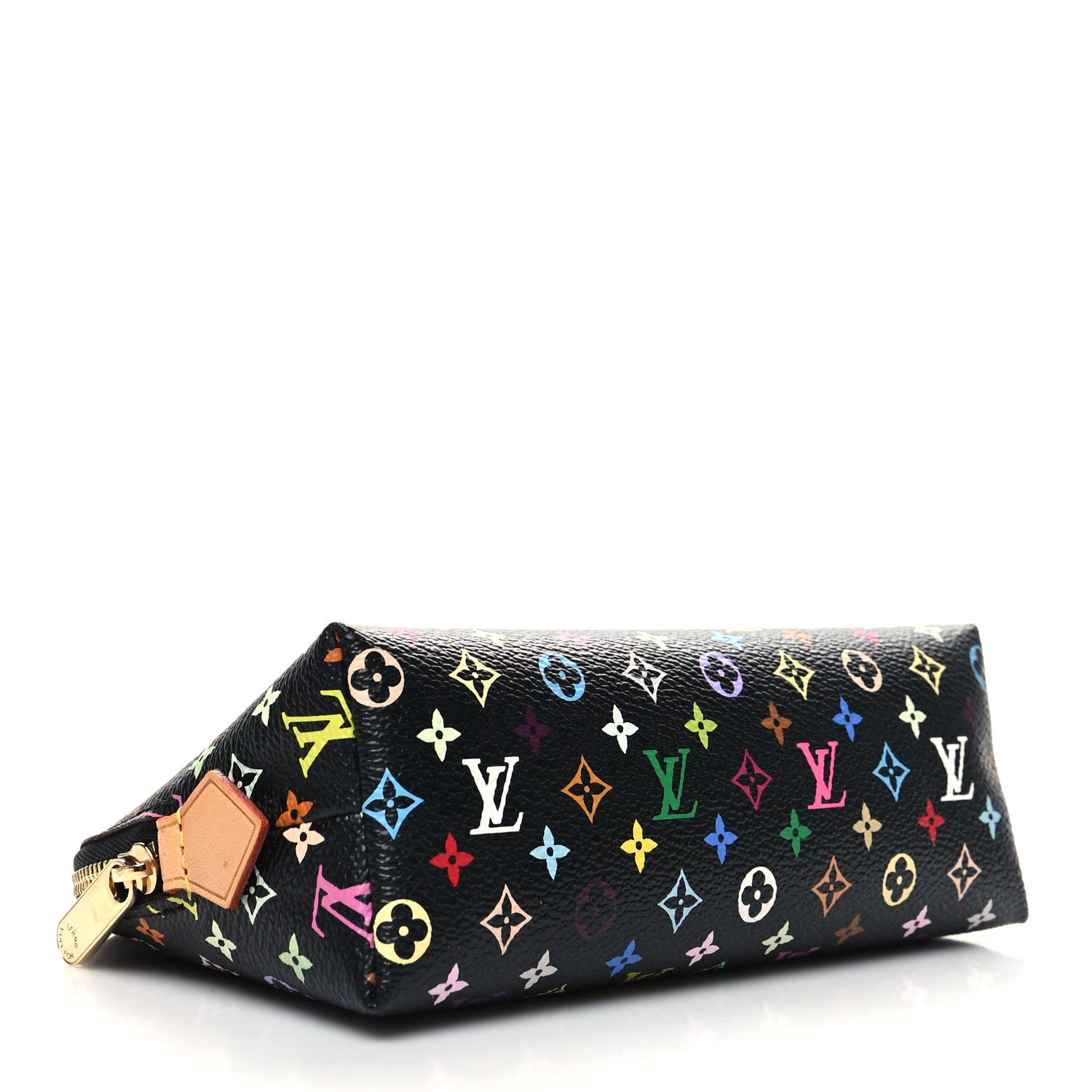 Louis Vuitton Monogram Multicolor Cosmetic Pouch Black Grenade 4 of 9