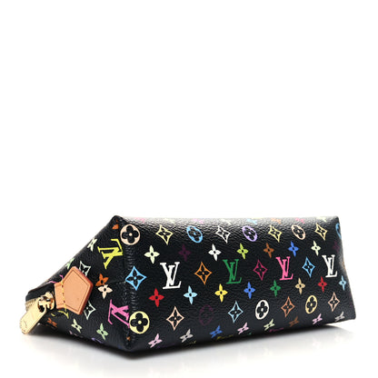 Louis Vuitton Monogram Multicolor Cosmetic Pouch Black Grenade 4 of 9