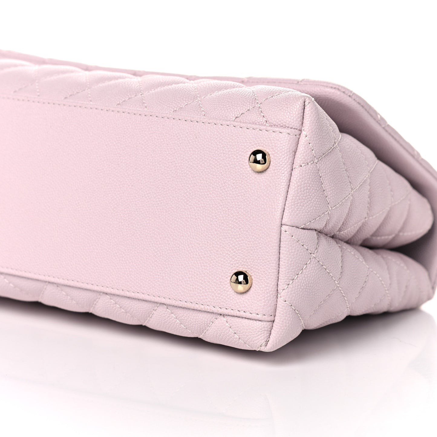 Caviar Quilted Small Coco Handle Flap Lilas Lilac