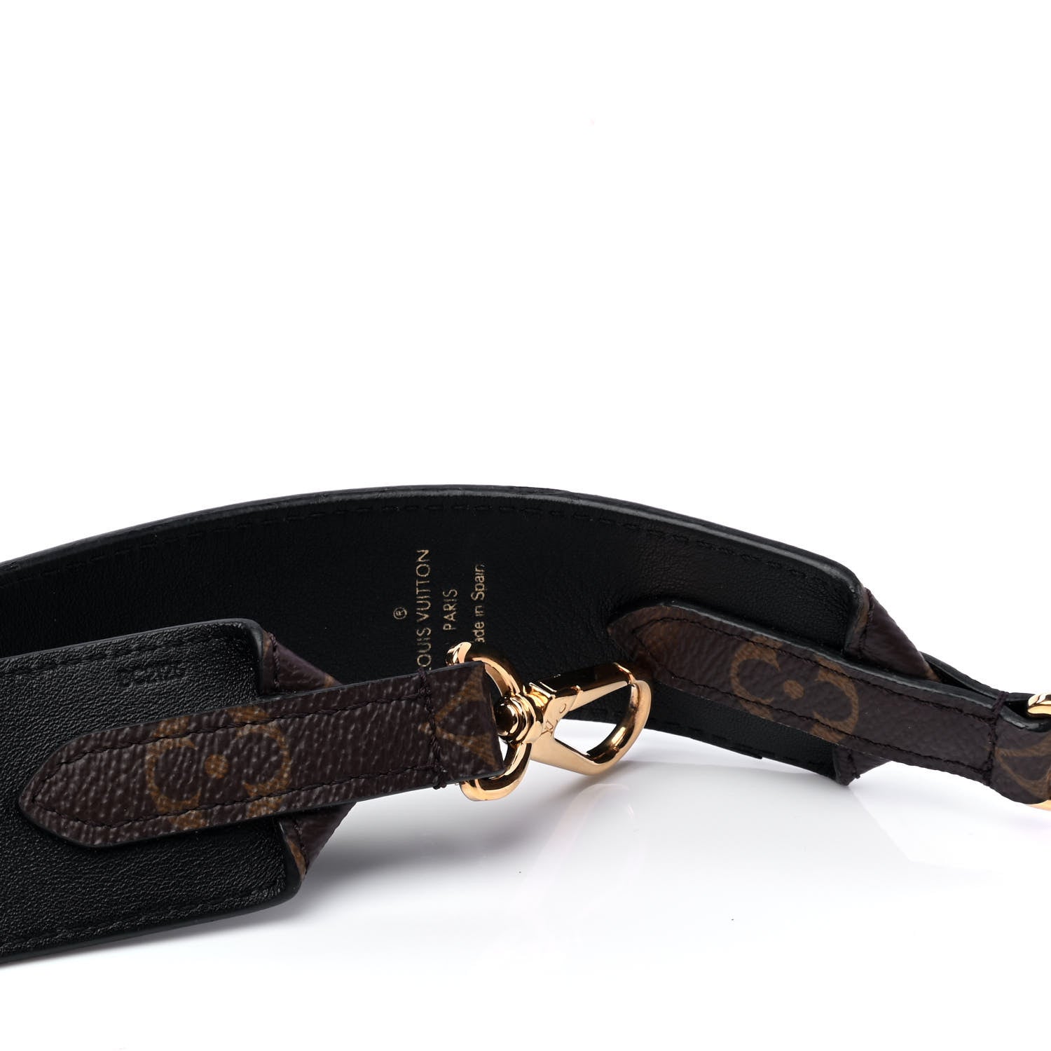 Louis Vuitton Monogram Bandouliere Shoulder Strap Black 5 of 5