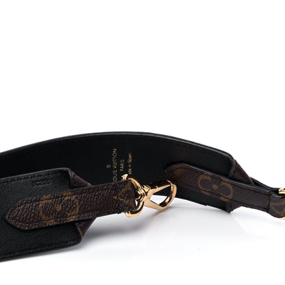 Louis Vuitton Monogram Bandouliere Shoulder Strap Black 5 of 5