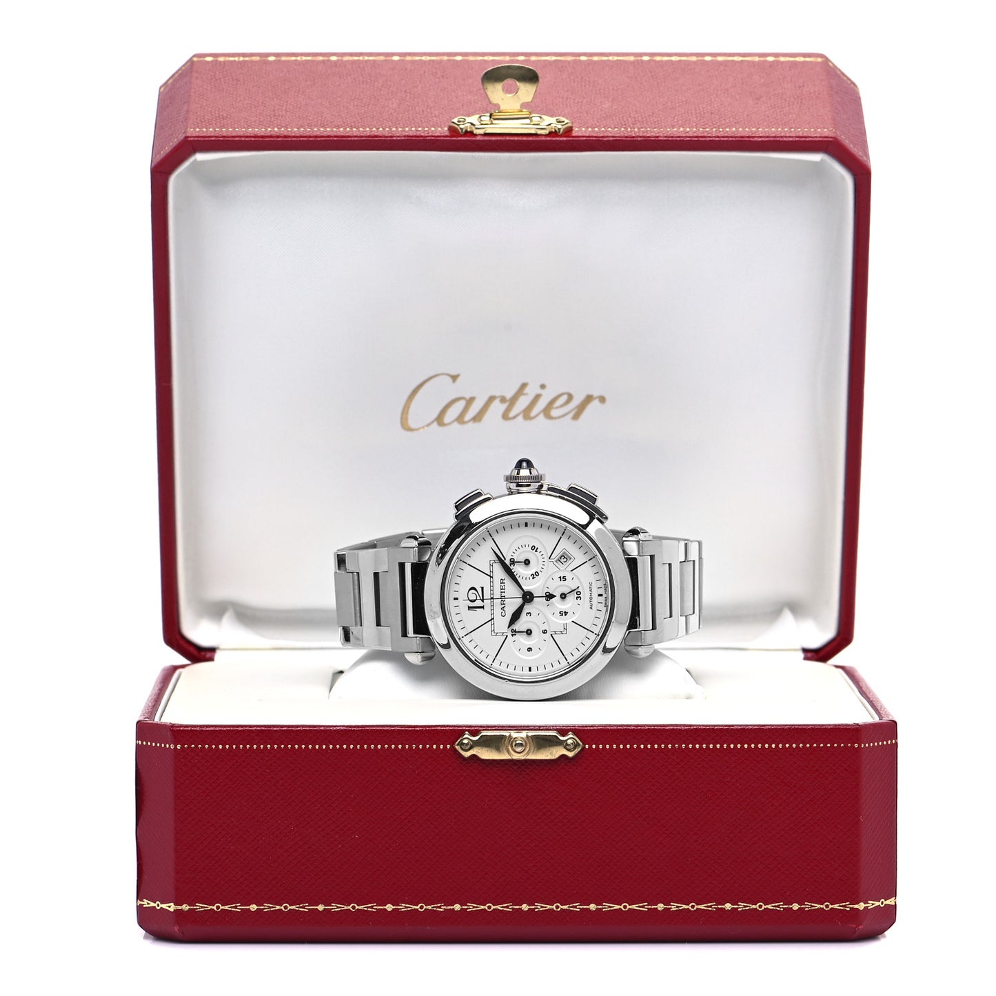 Stainless Steel 42mm Pasha C Chronograph Automatic Watch