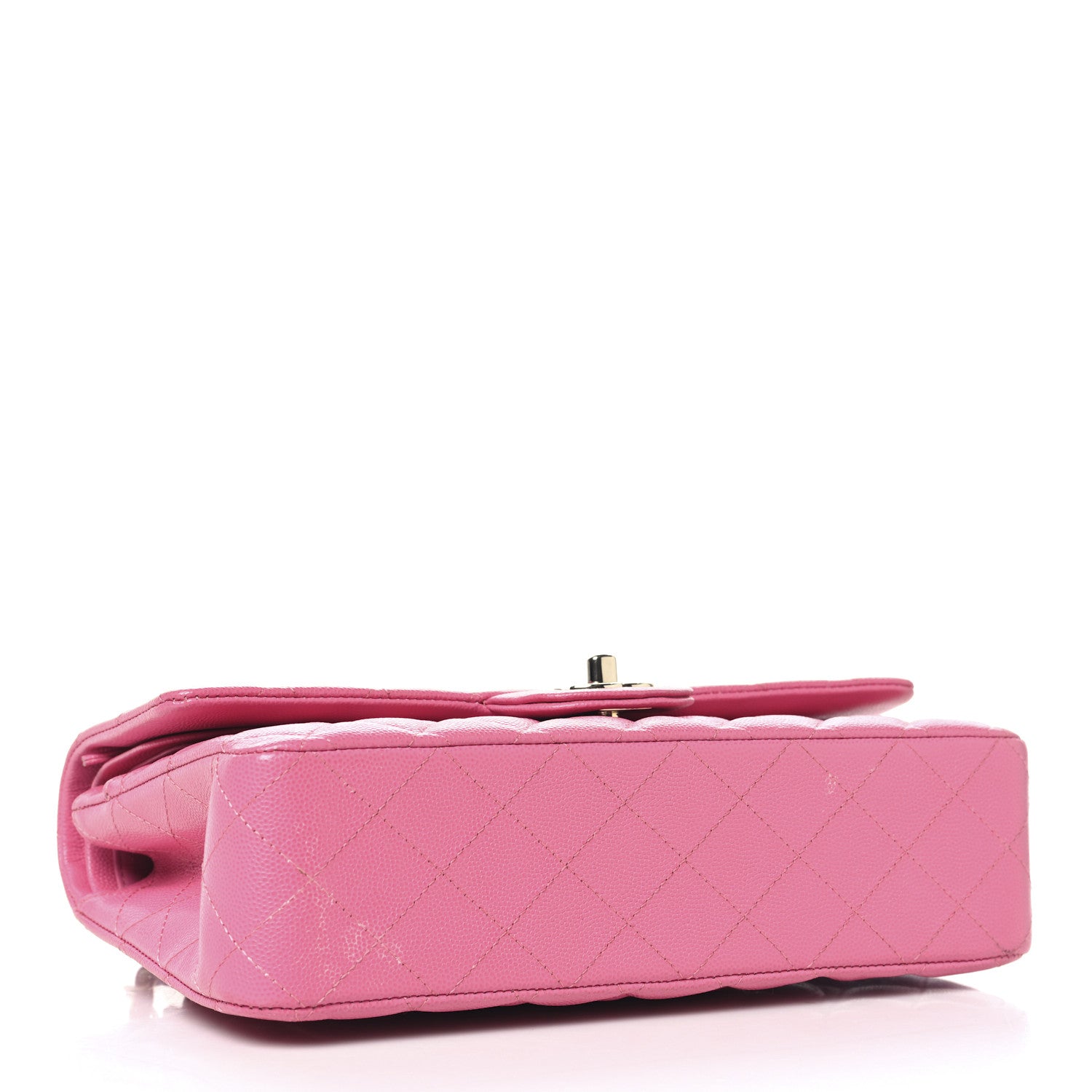 Chanel Caviar Quilted Medium Double Flap Pink 4 of 10