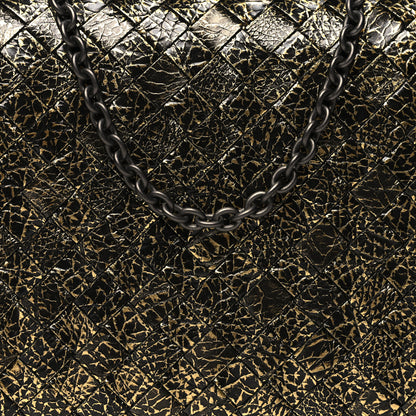 Bottega Veneta Metallic Nappa Intrecciato Chain Wallet Gold 10 of 15