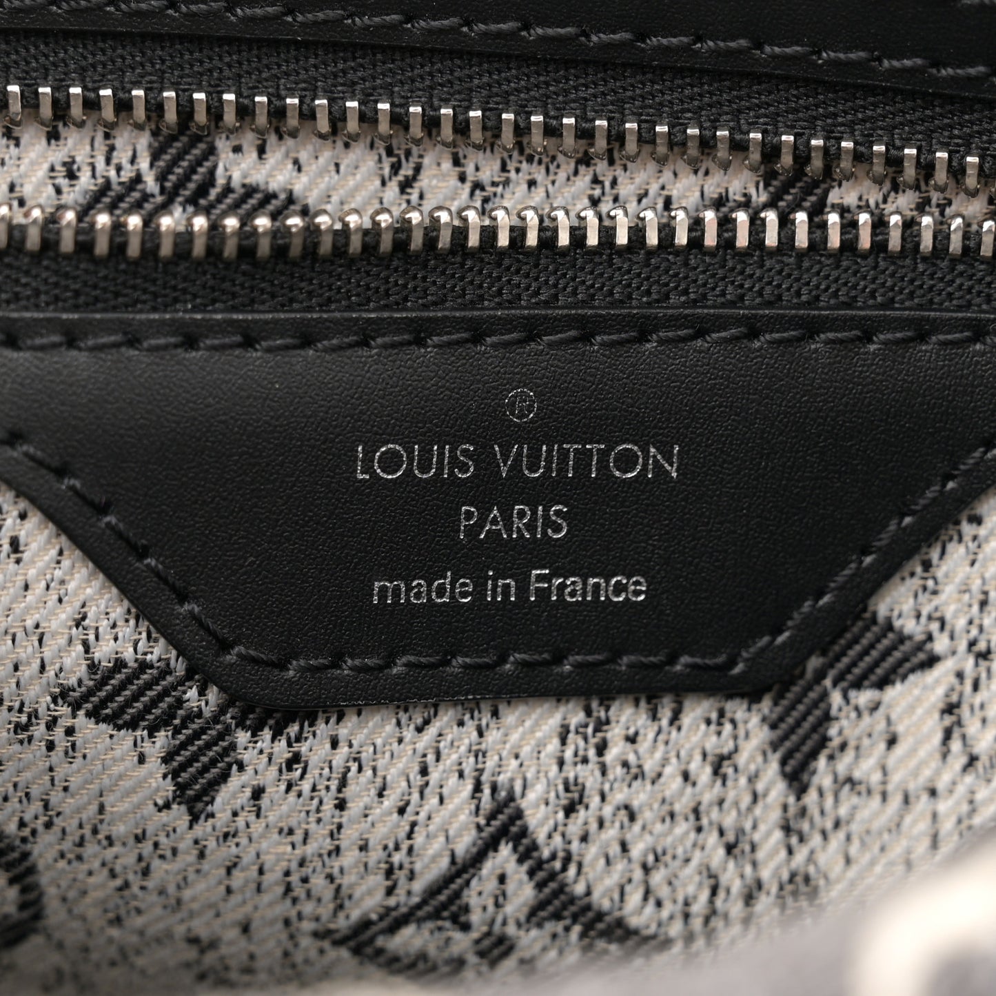 Denim Monogram Jacquard Speedy Bandouliere 25 Black