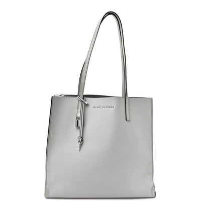 Marc Jacobs Grained Calfskin Grind Shopper Tote Grey 1 of 13