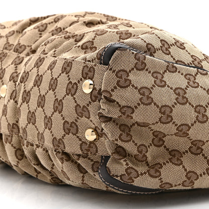 Gucci Monogram D Gold Tote Dark Brown 10 of 10