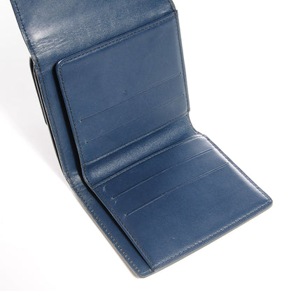 Louis Vuitton Mat Monogram Elise Wallet Blue 5 of 7