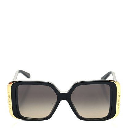 Louis Vuitton Acetate LV Moon Square Sunglasses Z1664W Black 2 of 9