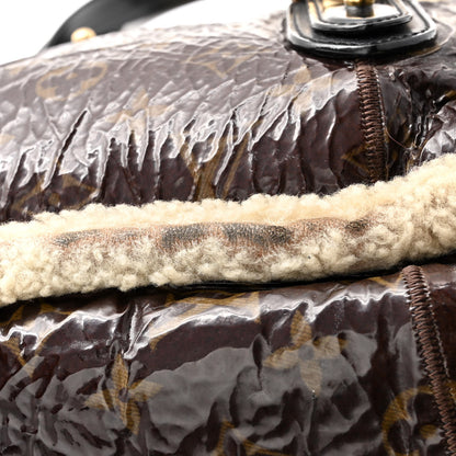 Louis Vuitton Patent Monogram Shearling Sac Thunder 11 of 13