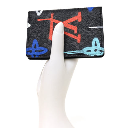 Louis Vuitton Monogram Eclipse Pocket Organizer Multicolor Lights 2 of 7