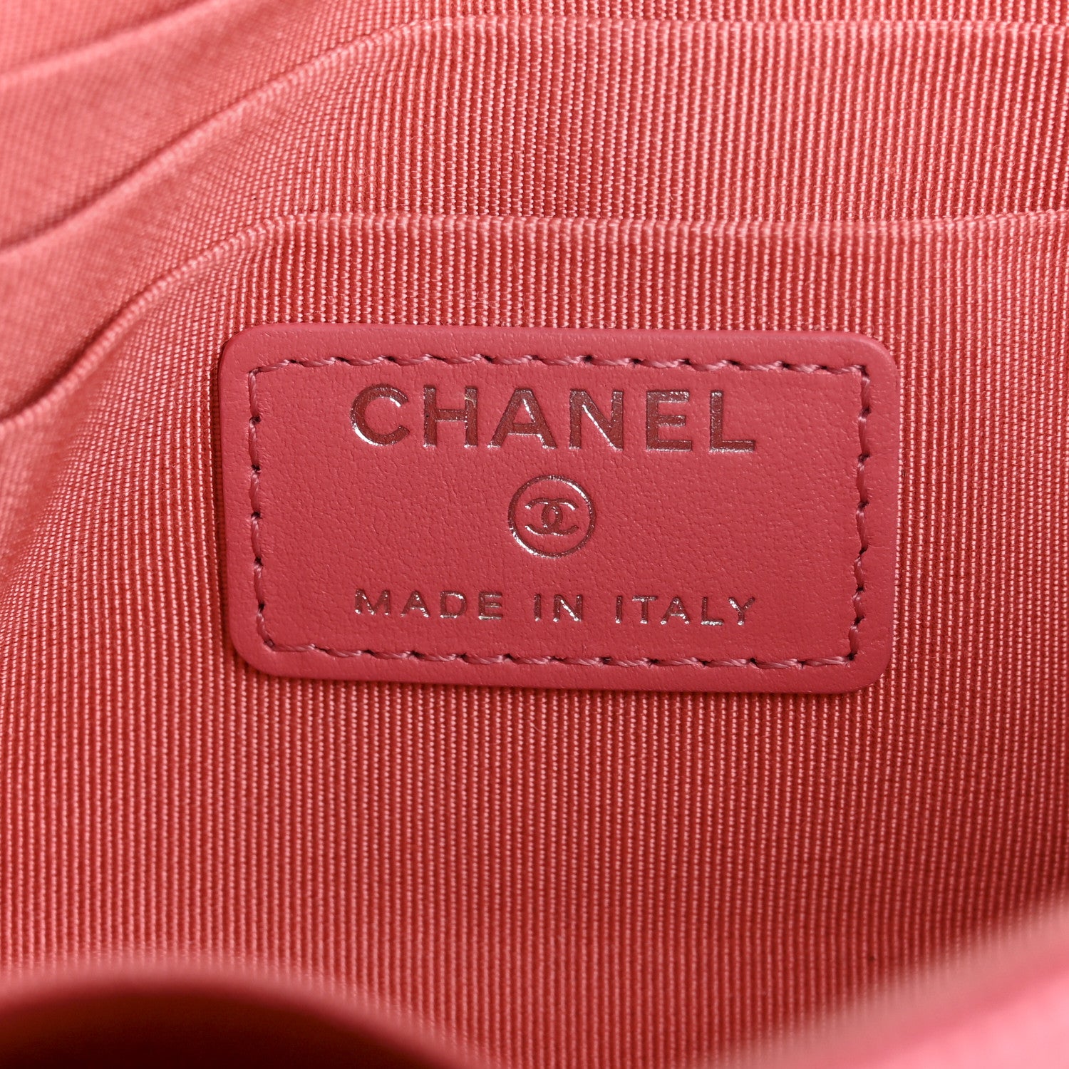 Chanel Caviar Quilted My Everything Flap Pouch Coral 6 of 9