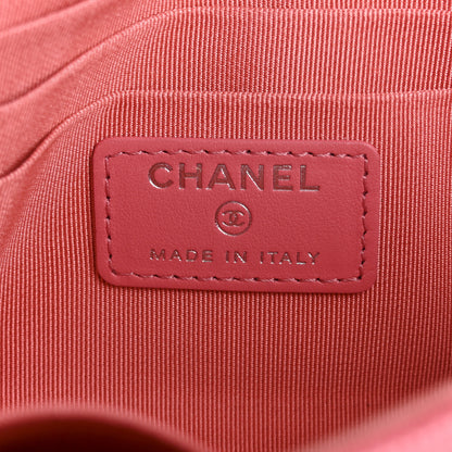 Chanel Caviar Quilted My Everything Flap Pouch Coral 6 of 9