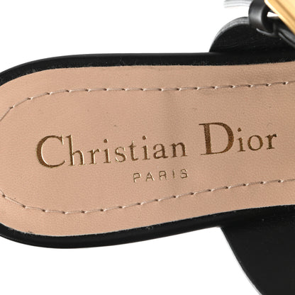 Christian Dior Technical Fabric D-Dior Ballerina Flat Mule 35 Black 7 of 8