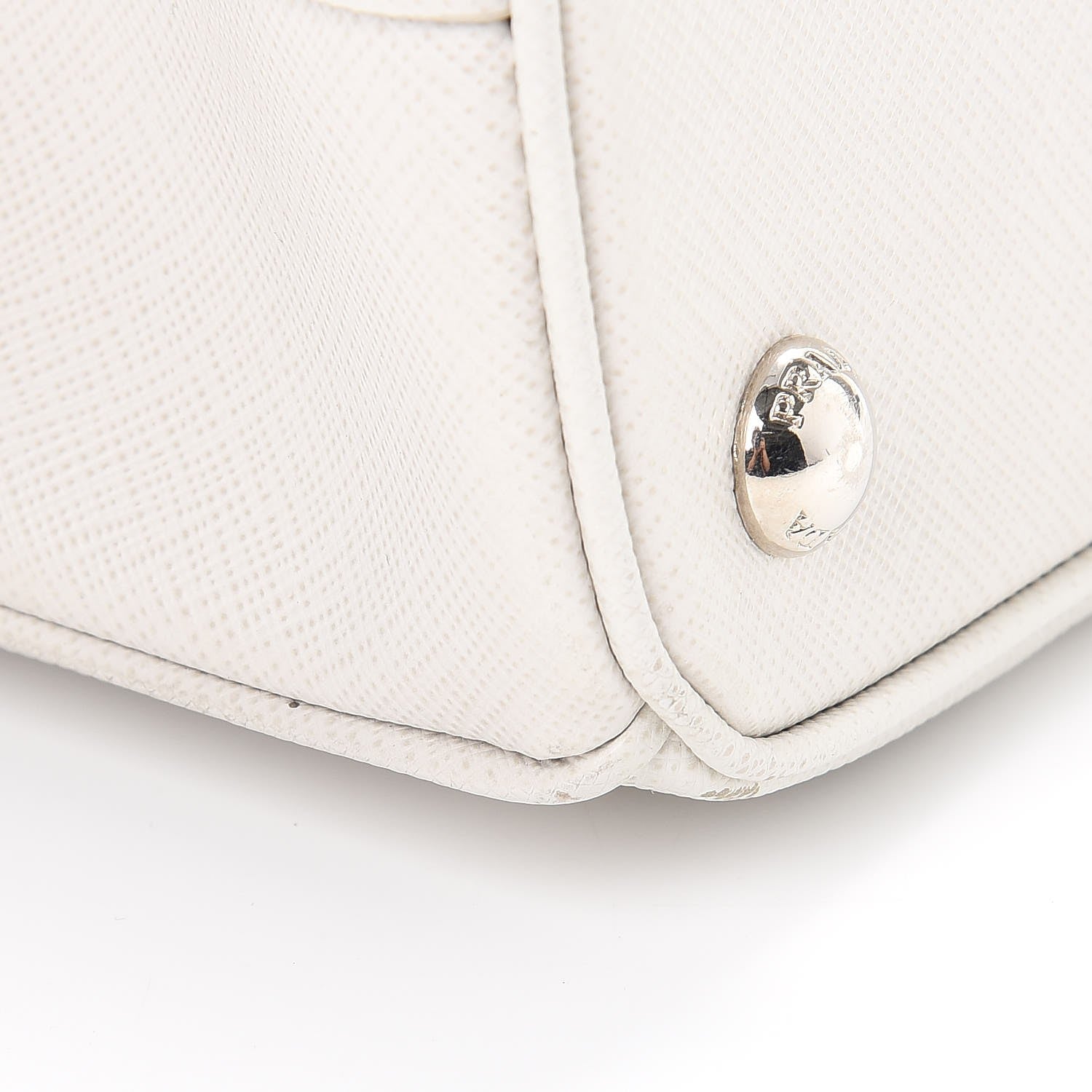 Prada Saffiano Lux Small Galleria Double Zip Tote White 12 of 15