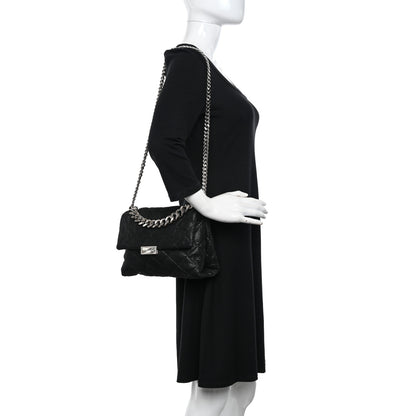 Stella McCartney Shaggy Deer Quilted Small Beckett Chain Shoulder Bag Black 2 of 10