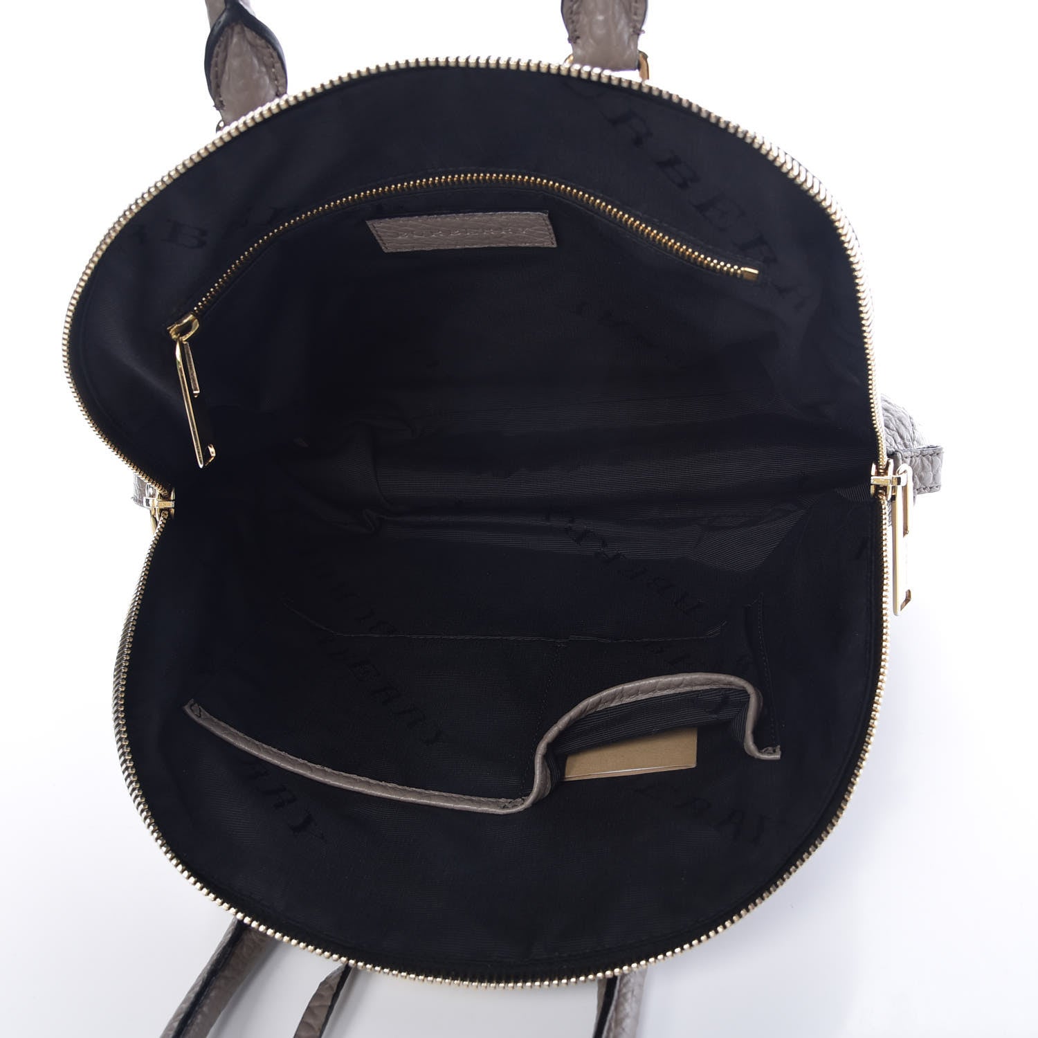 Burberry Heritage Grain Medium Orchard Bowling Bag Pale Taupe 5 of 11
