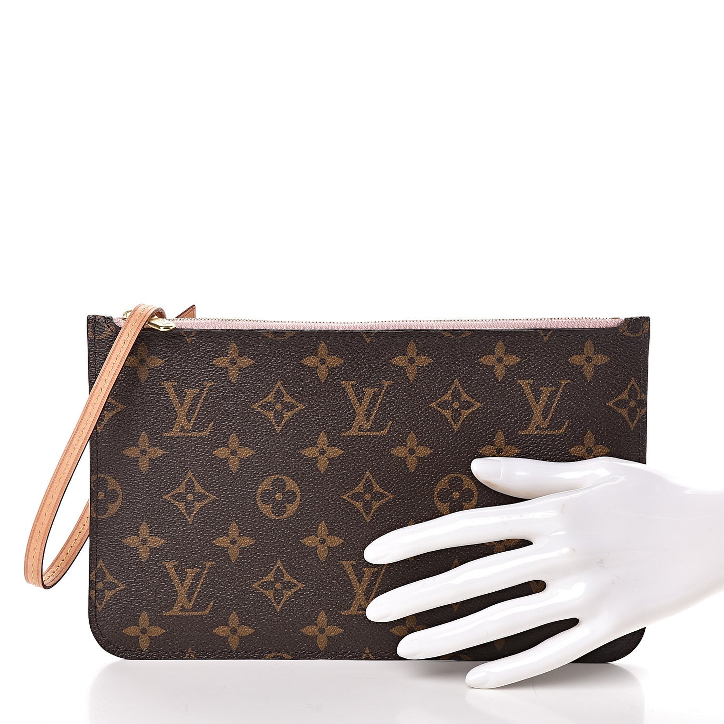 Monogram Neverfull MM GM Pochette Rose Ballerine