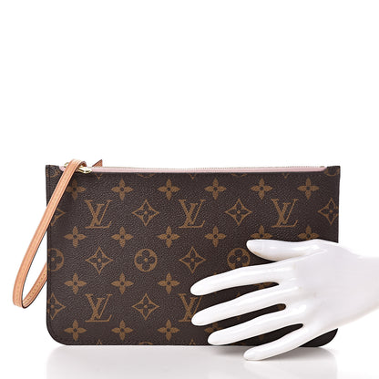 Louis Vuitton Monogram Neverfull MM GM Pochette Rose Ballerine 2 of 6