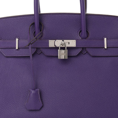Hermes Togo Birkin 35 Iris 8 of 12