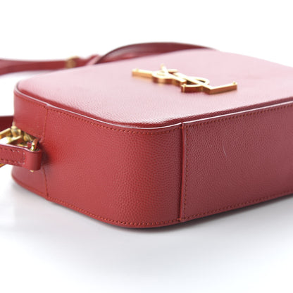 Saint Laurent Grain De Poudre Small Classic Monogram Camera Bag New Red 6 of 10