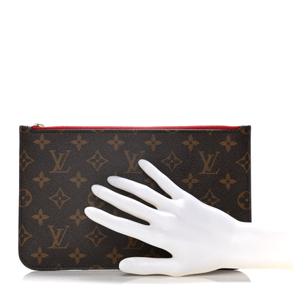 Louis Vuitton Monogram Neverfull MM GM Pochette Cherry 2 of 13