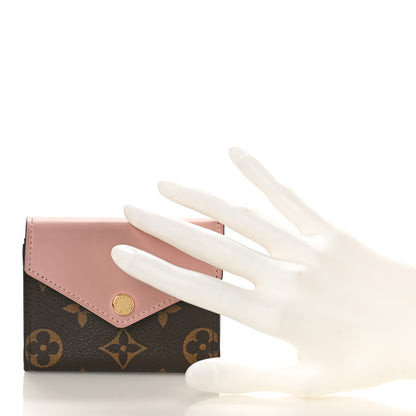 Louis Vuitton Monogram Zoe Wallet Rose Ballerine 2 of 9