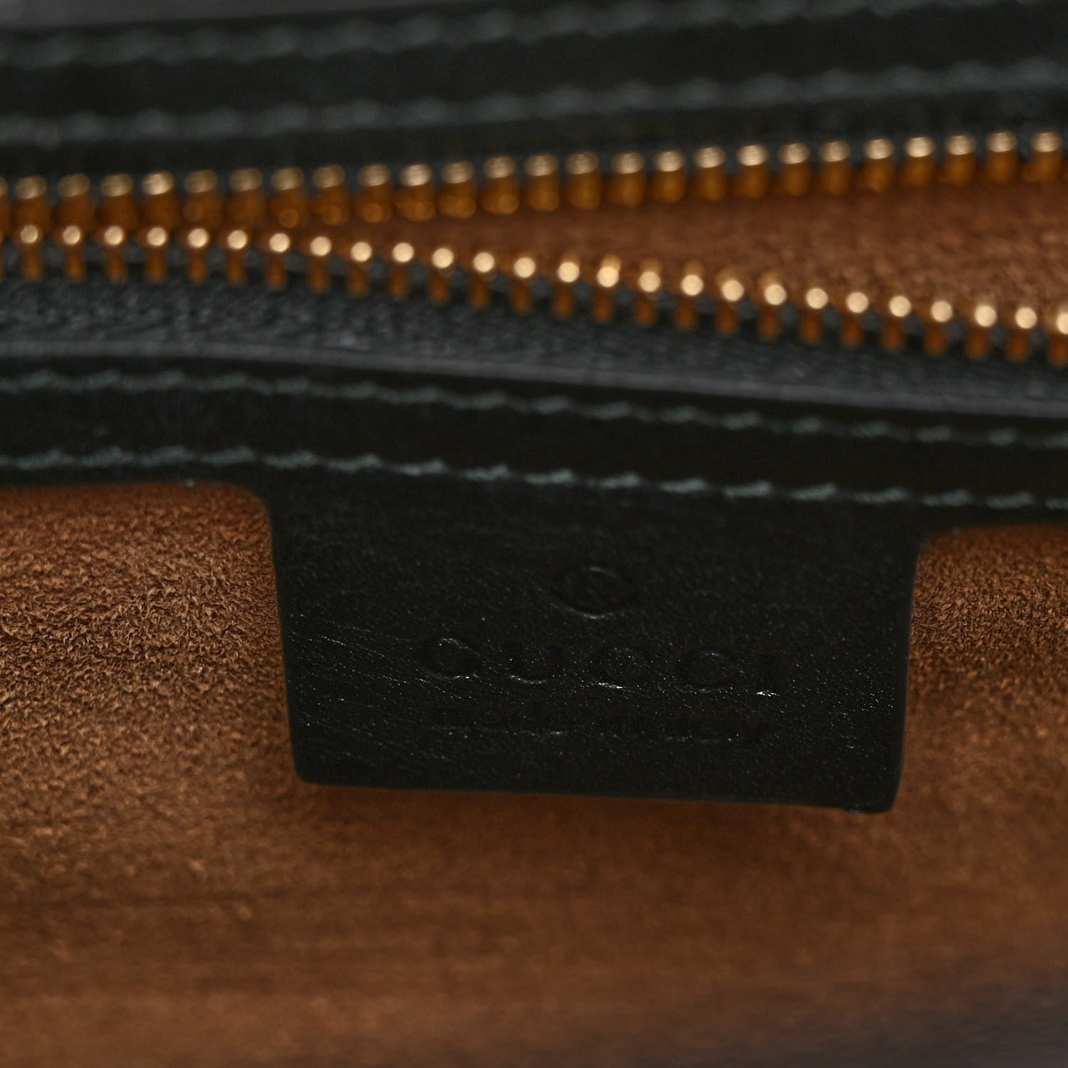 Gucci GG Supreme Monogram Calfskin Small Padlock Top Handle Bag Beige Black Cuir 7 of 11