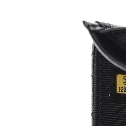 Chanel Lambskin Mademoiselle Yen Wallet Black 9 of 10