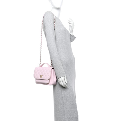 Chanel Caviar Quilted Medium Business Affinity Flap Light Pink 2 of 12