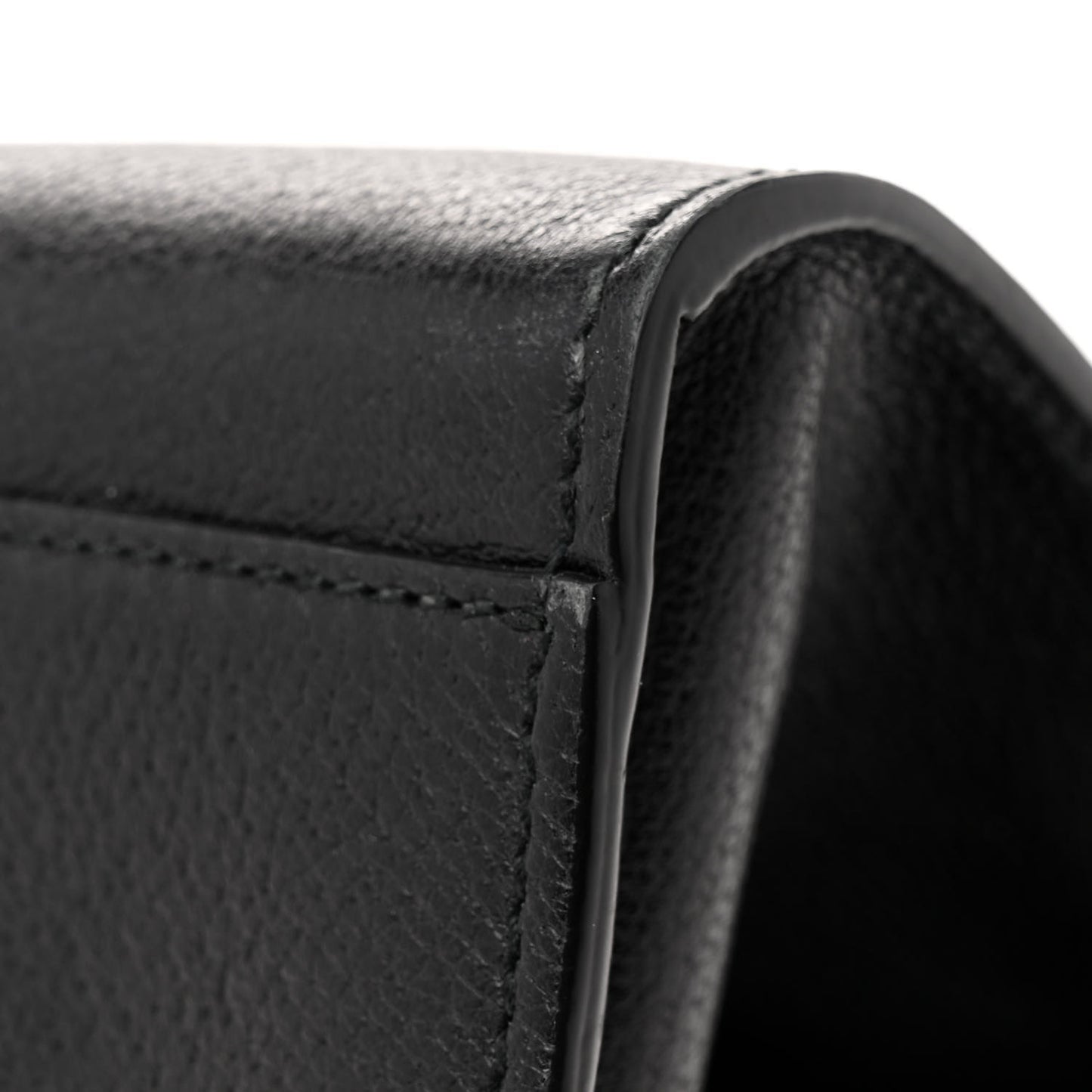 Grained Calfskin Web Crystal Butterfly Stripe Medium Totem Top Handle Bag Black