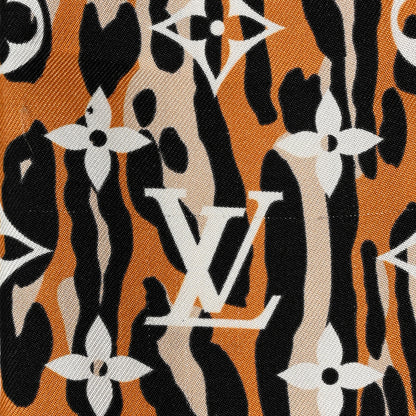 Louis Vuitton Silk Monogram Giant Jungle Bandeau Ivory 5 of 8