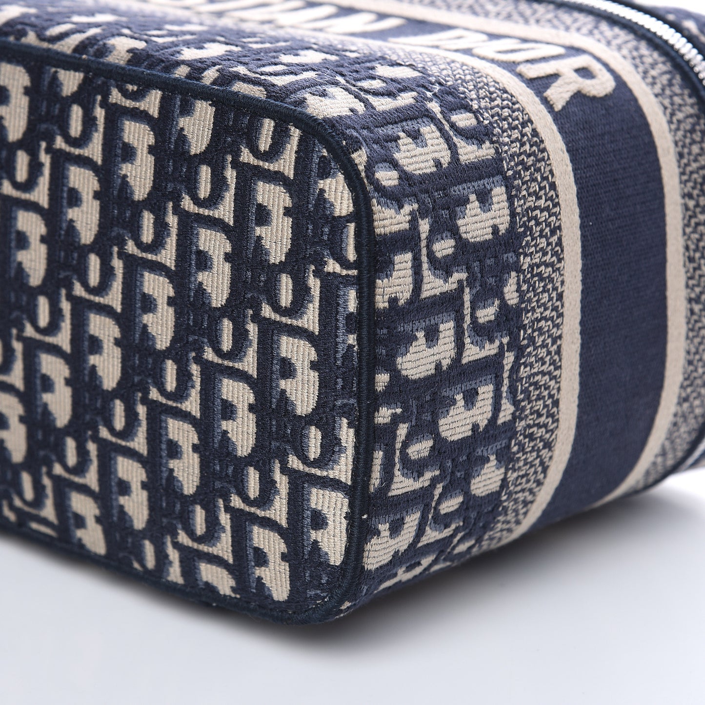 Oblique Diortravel Vanity Case Blue