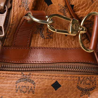 MCM Visetos Traveler Bag Cognac 17 of 17
