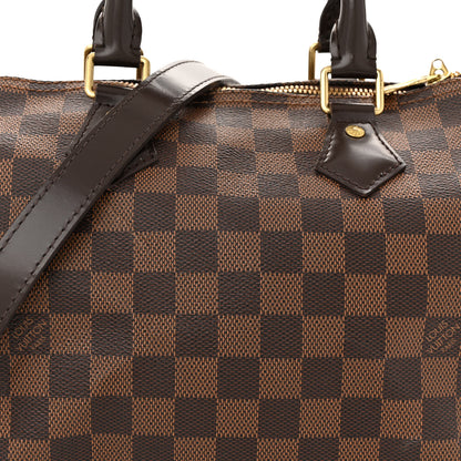 Louis Vuitton Damier Ebene Speedy Bandouliere 25 7 of 19