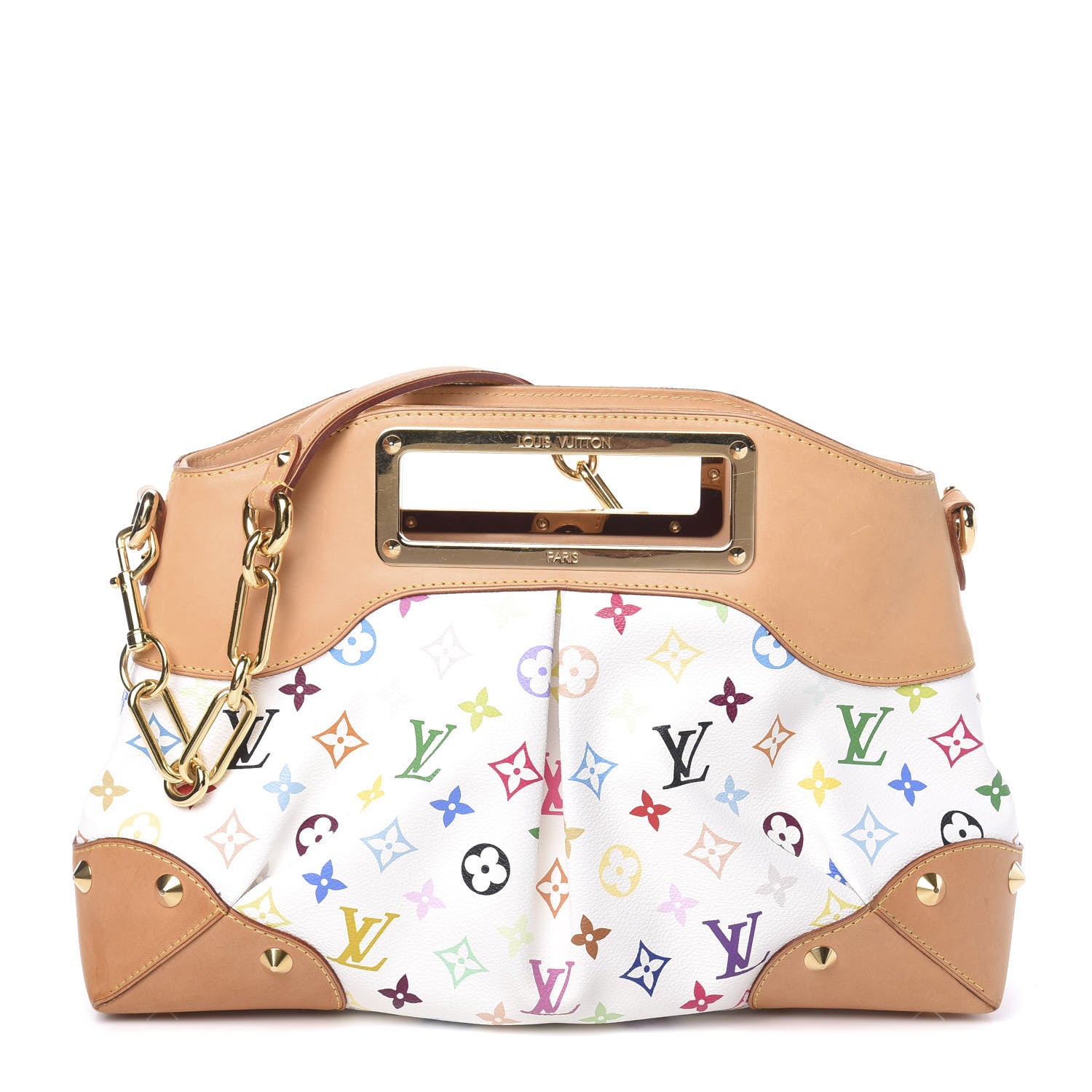 Louis Vuitton Monogram Multicolor Judy MM White 1 of 9