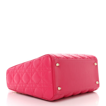 Christian Dior Lambskin Cannage Medium Lady Dior Pink 4 of 10