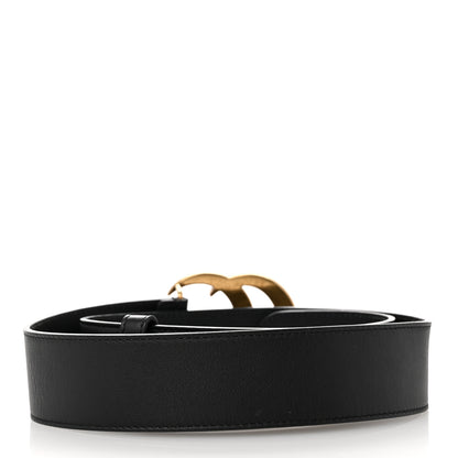 Gucci Calfskin Double G 40mm Belt 75 30 Black 2 of 8