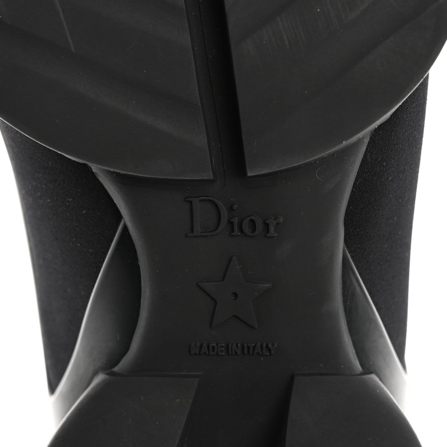 Christian Dior Neoprene Rubber Womens D-Connect Sneakers 38 Black 8 of 12