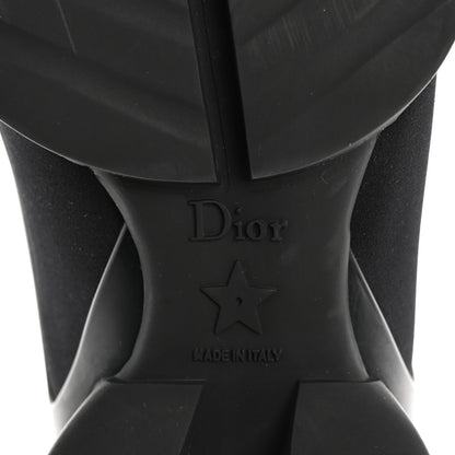 Christian Dior Neoprene Rubber Womens D-Connect Sneakers 38 Black 8 of 12
