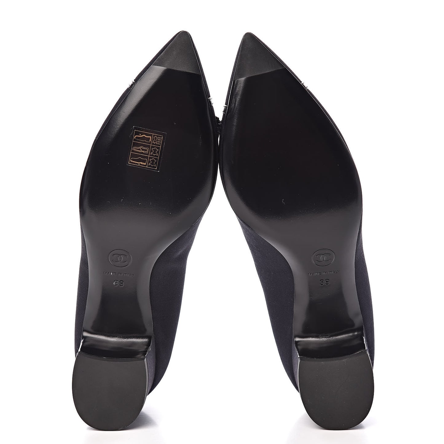 Grosgrain Lambskin Bow Pumps 39 Navy