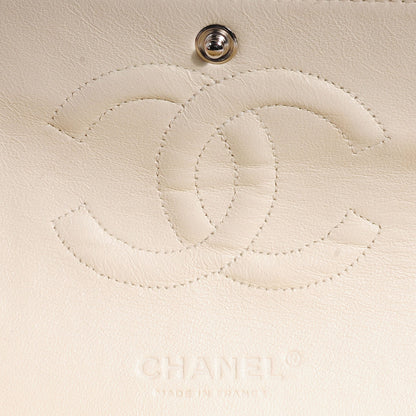 Chanel Tweed Medium Double Flap Black White 6 of 8