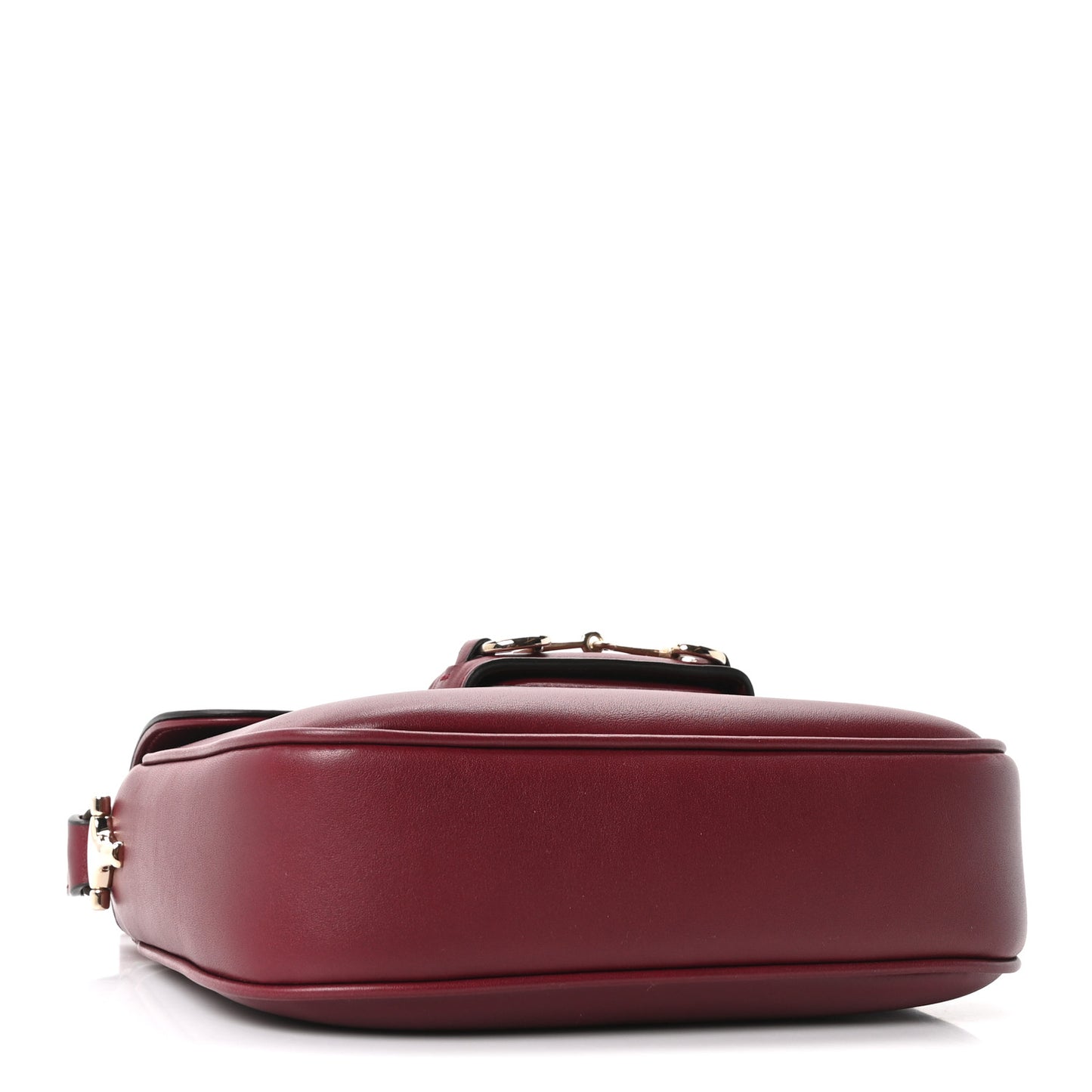 Arabella Calfskin Horsebit 1955 Shoulder Bag Rosso Ancora